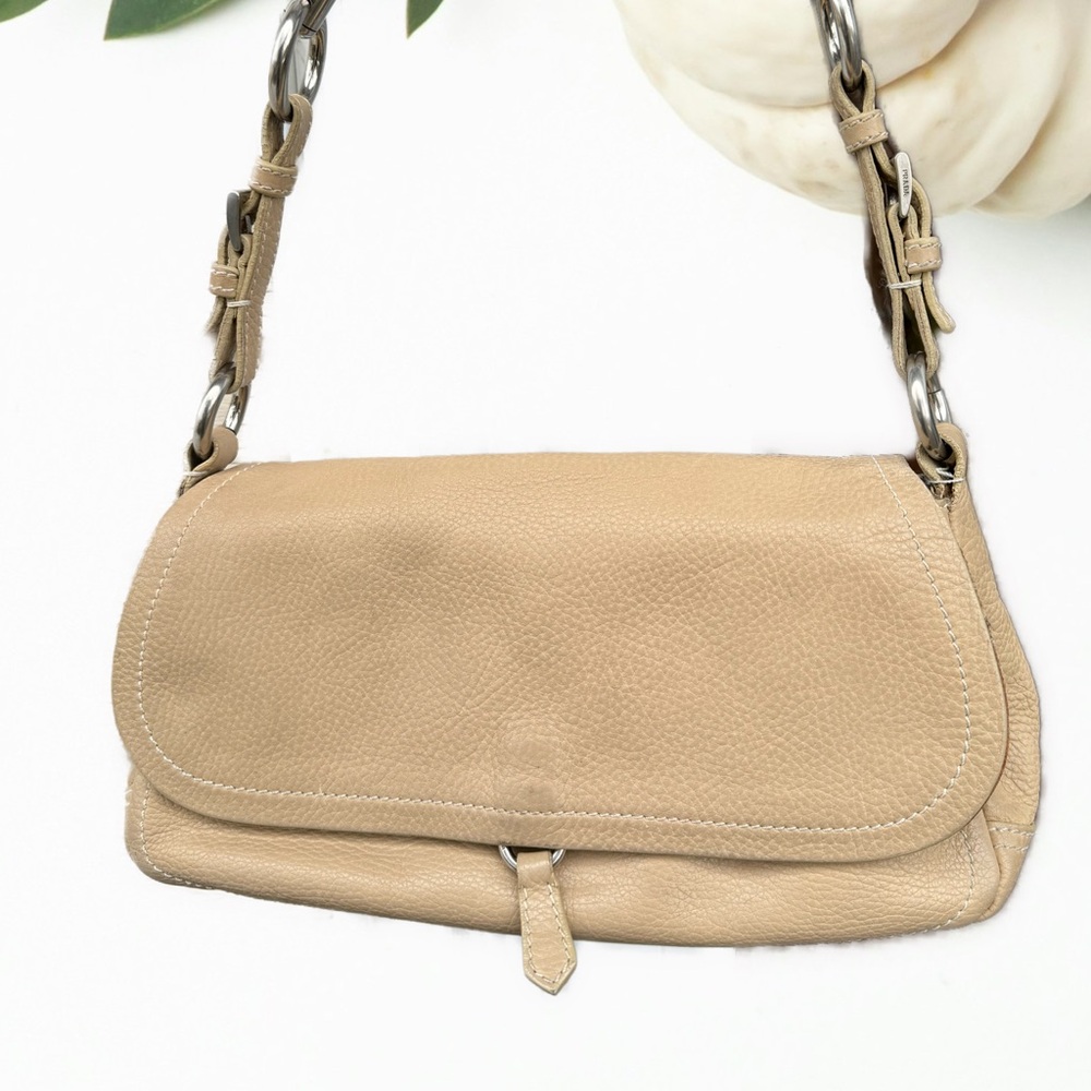 π―% Authentic Vintage Prada Small Shoulder Bag Nude w COA - Picture 4 of 16